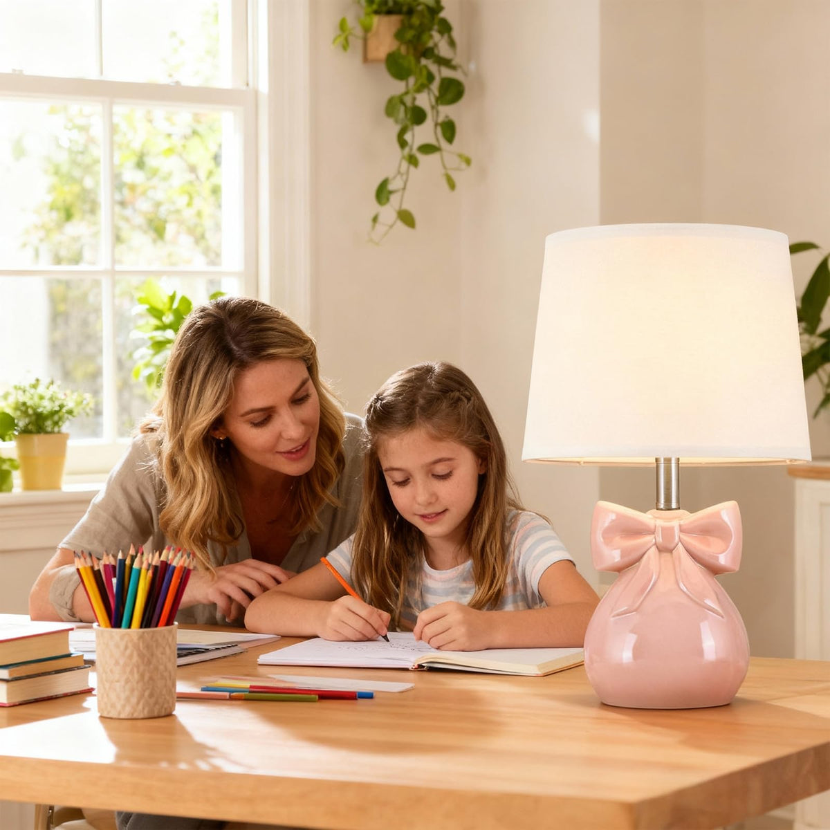 Hapcrea bedside nightstand setup adds cute charm