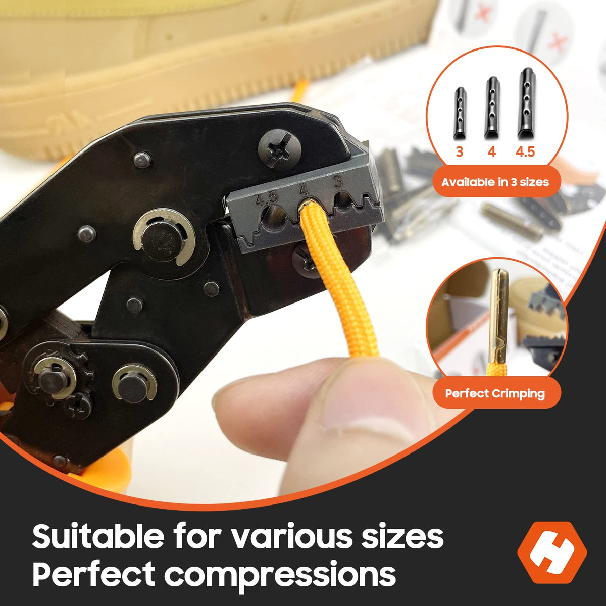 HAPDEN 160pcs metal aglets pack enables durable DIY repairs