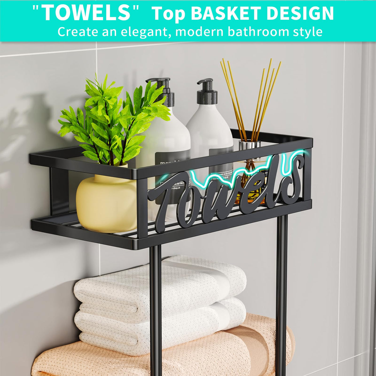 HapiRm Towel Rack daily use offers convenient towel storage with hooks
