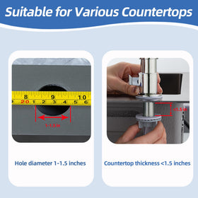 HAPPUP 360-degree rotation permits flexible movement of pump and holder.