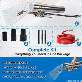 Happy Tree patented adapters simplify switching between hose sizes for any project.