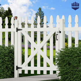 HAPPYGATE gate hinge and latch assembly kit ideal for courtyard and driveway gates