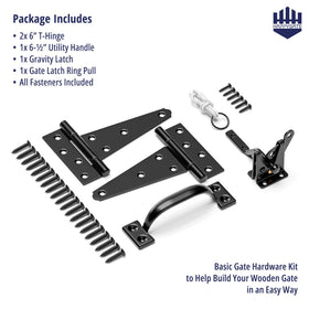 HAPPYGATE T-shaped hinges close-up showing 270-degree rotation for smooth operation