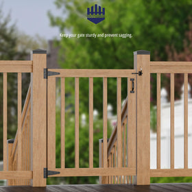 HAPPYGATE wide outdoor compatibility suitable for wooden, vinyl, and metal gates