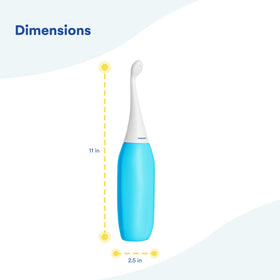 HappyPo Easy-Bidet 2.0 squeeze-action demo highlights battery-free cleansing on demand.