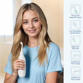 HappyPo travel bidet packaging shown for easy portability and daily use.