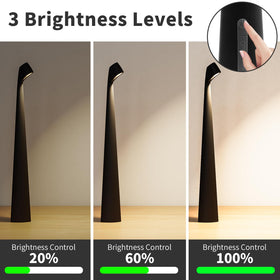 HAPYGI lamp with three brightness levels for customizable illumination.