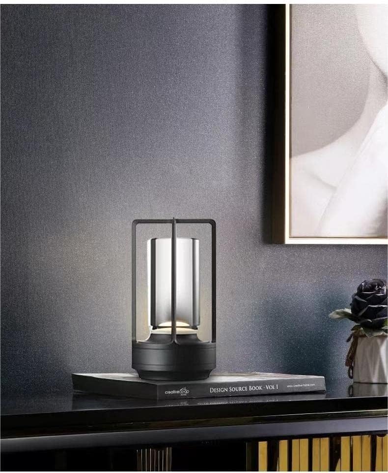 HAPYGI portable metal table lamp indoors and outdoors for versatile ambient lighting.