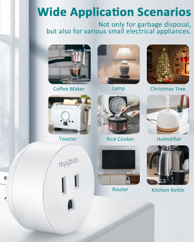 HAPYTHDA wireless outlet makes turning on appliances easy from a distance.