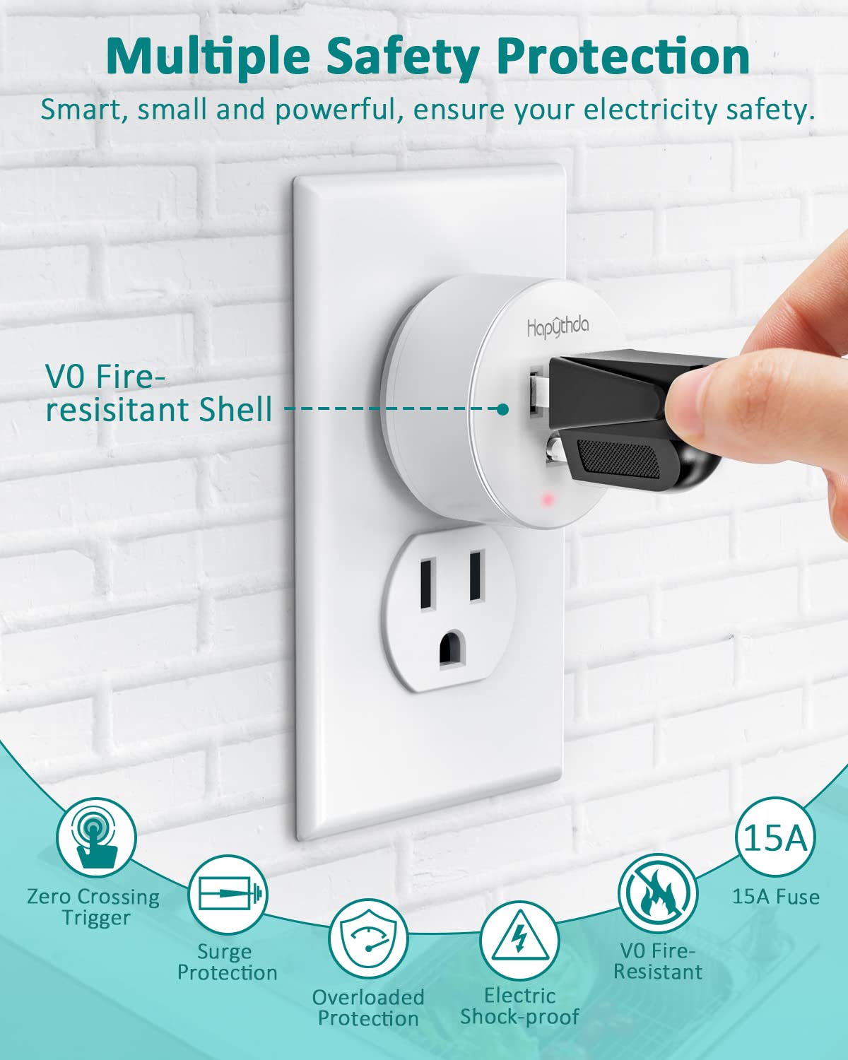 HAPYTHDA universal compatibility works with 80V–275V devices including disposals.
