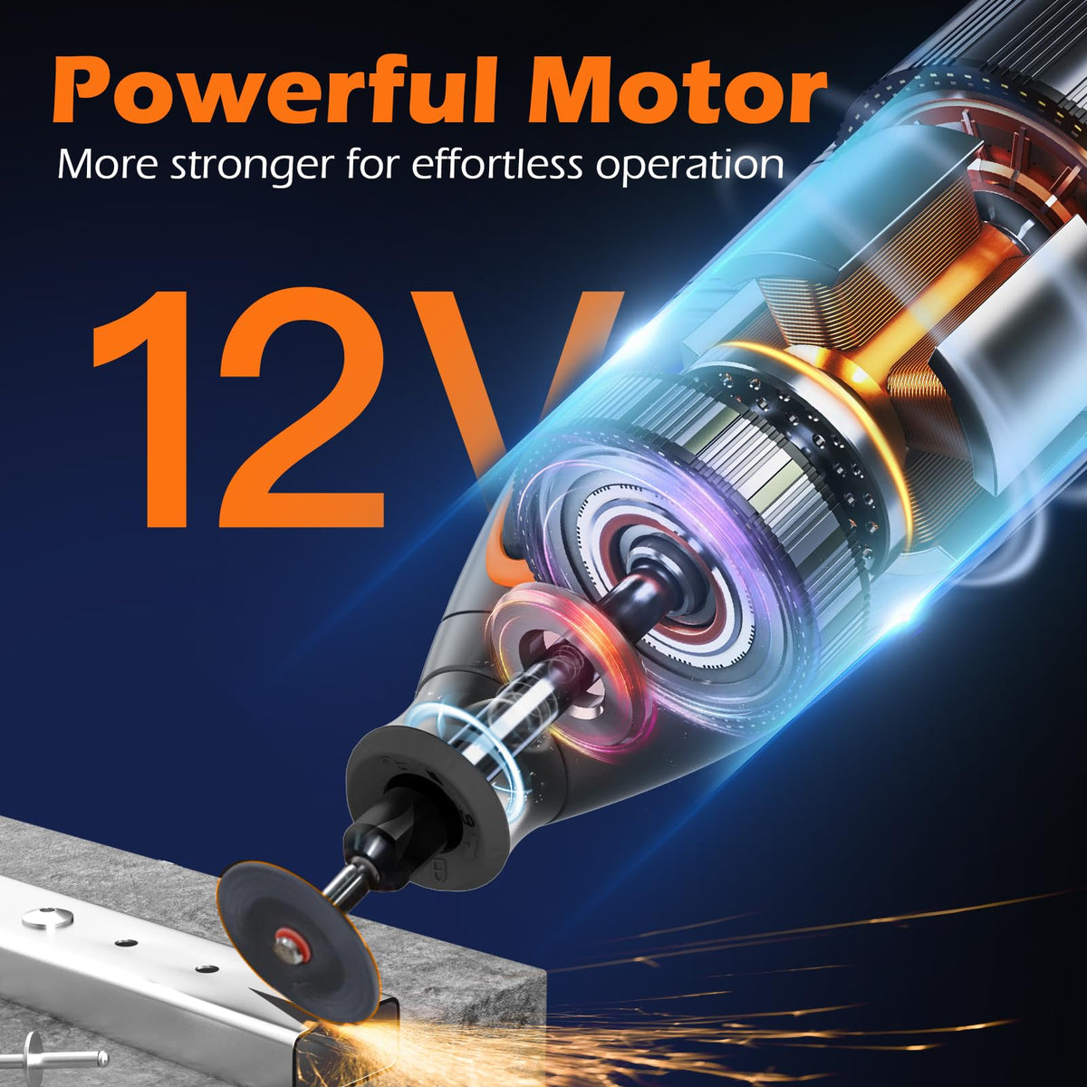 HARDELL five-speed control demonstrates versatility for grinding, polishing, engraving.