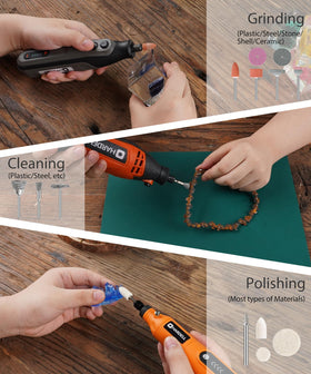 HARDELL compact, drop-proof case keeps tools organized
