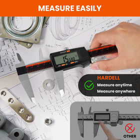 HARDELL knurled thumb wheel enables smooth, slip-free operation