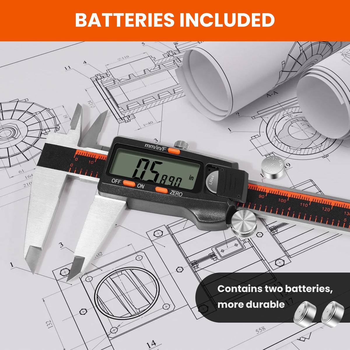 HARDELL waterproof-durable-case protects the caliper during transport