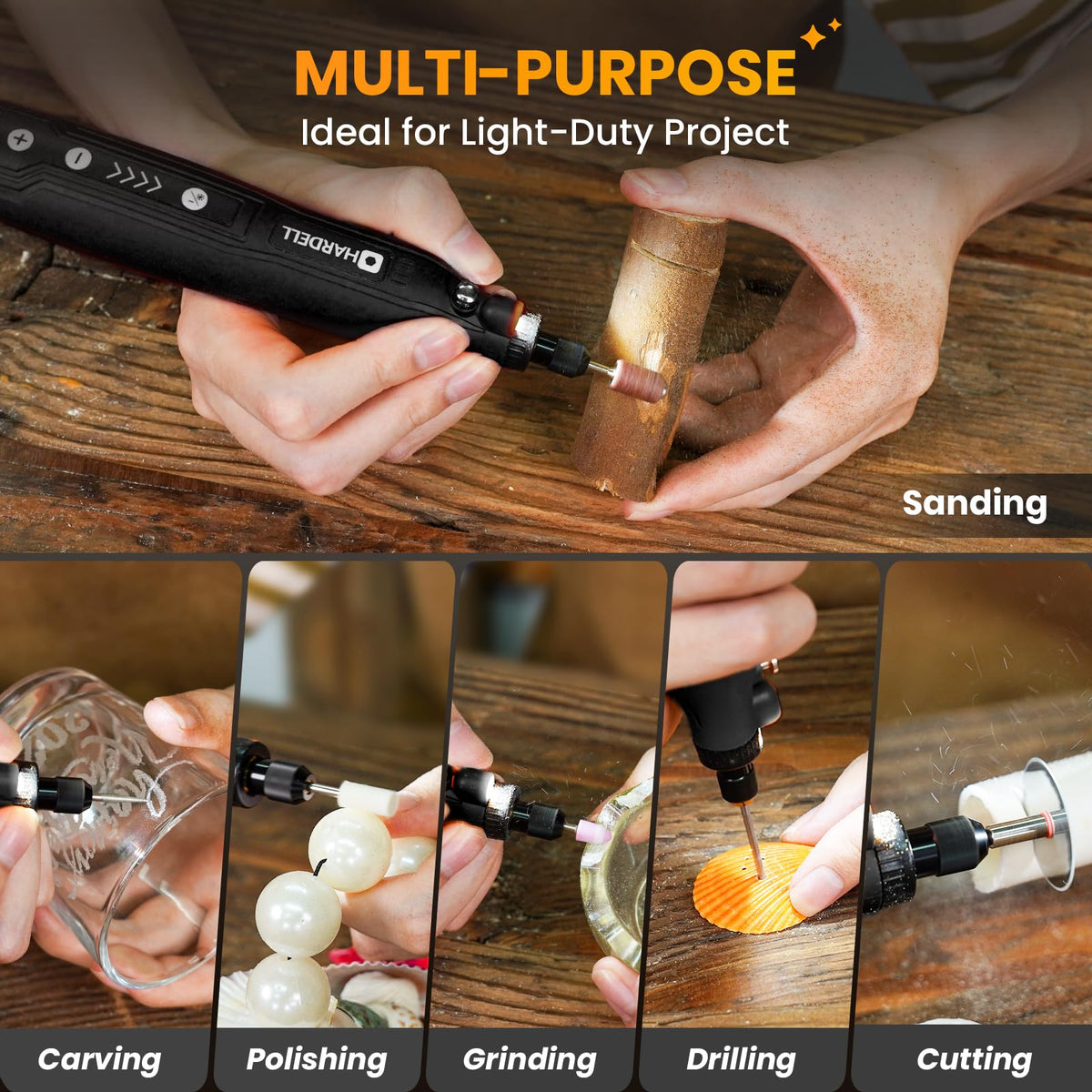 HARDELL resin crafts and small projects with the DIY kit contents