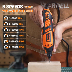 HARDELL ergonomic design image emphasizes comfortable grip and reduced fatigue during long projects