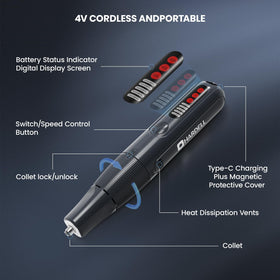 HARDELL versatile tool for sanding and polishing with precision