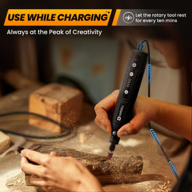 HARDELL rotary tool LED light illuminates work areas for detail work
