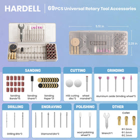 HARDELL pink mini rotary tool shown for stylish DIY projects