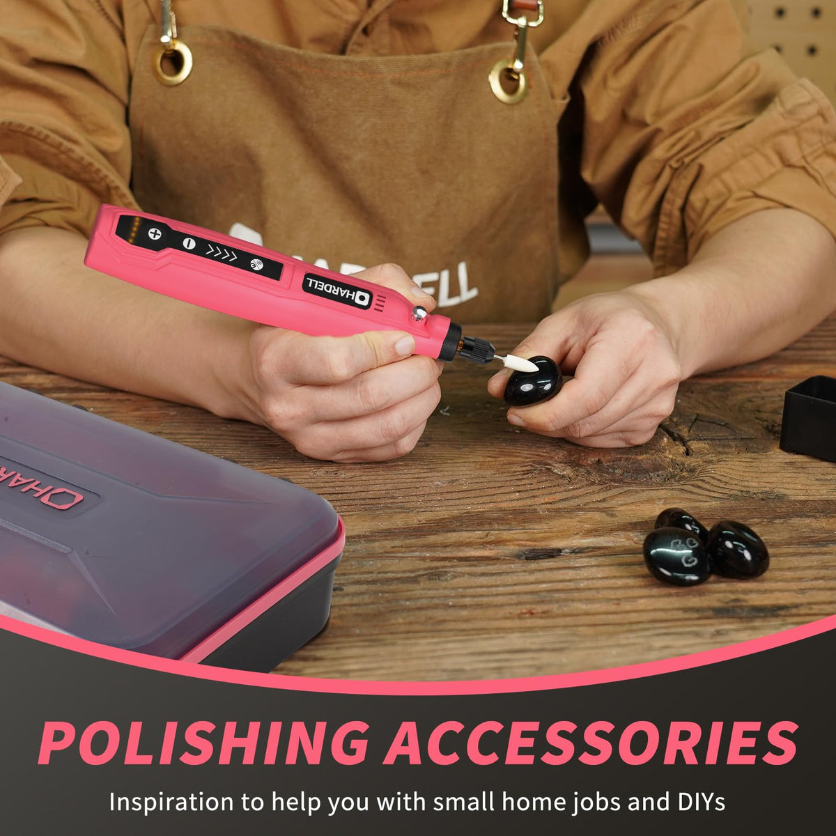 HARDELL tool used for sanding and polishing in resin crafts