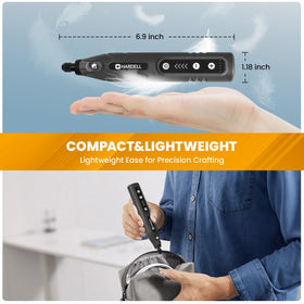 HARDELL Mini Rotary Tool 1.0mm and 2.3mm chucks for varied tasks
