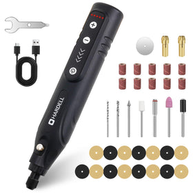 HARDELL Mini Rotary Tool LED light close-up enabling precise detail work