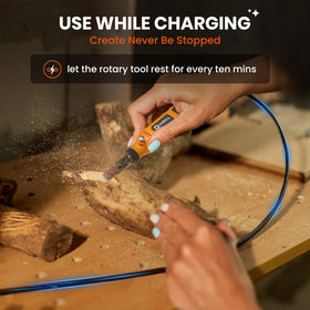 HARDELL compact rotary tool keeps projects portable and ready anywhere.