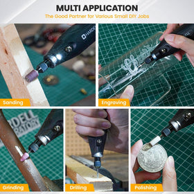 HARDELL Mini Rotary Tool suitable for sanding, polishing, and detailing