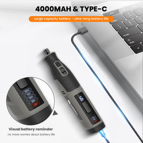 HARDELL Type-C fast charging keeps you ready quickly.