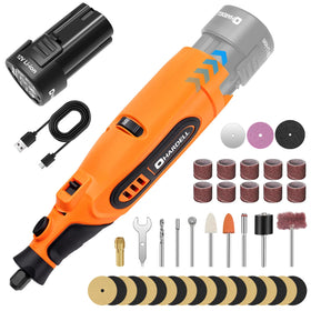 HARDELL Upgrade 12V rotary tool front view for precise hobby projects.