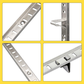 Hardow 10 pre-drilled holes per strip enable precise installation.