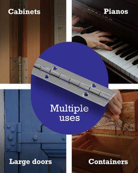 Hardware Essentials surface-mounted installation example for easy mounting on tables or chests.