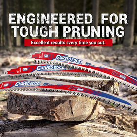 HARDWIN 12-inch working reach enables cutting oversized logs