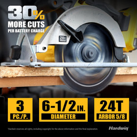 Hardwin ATB carbide teeth for ultra-smooth wood cuts