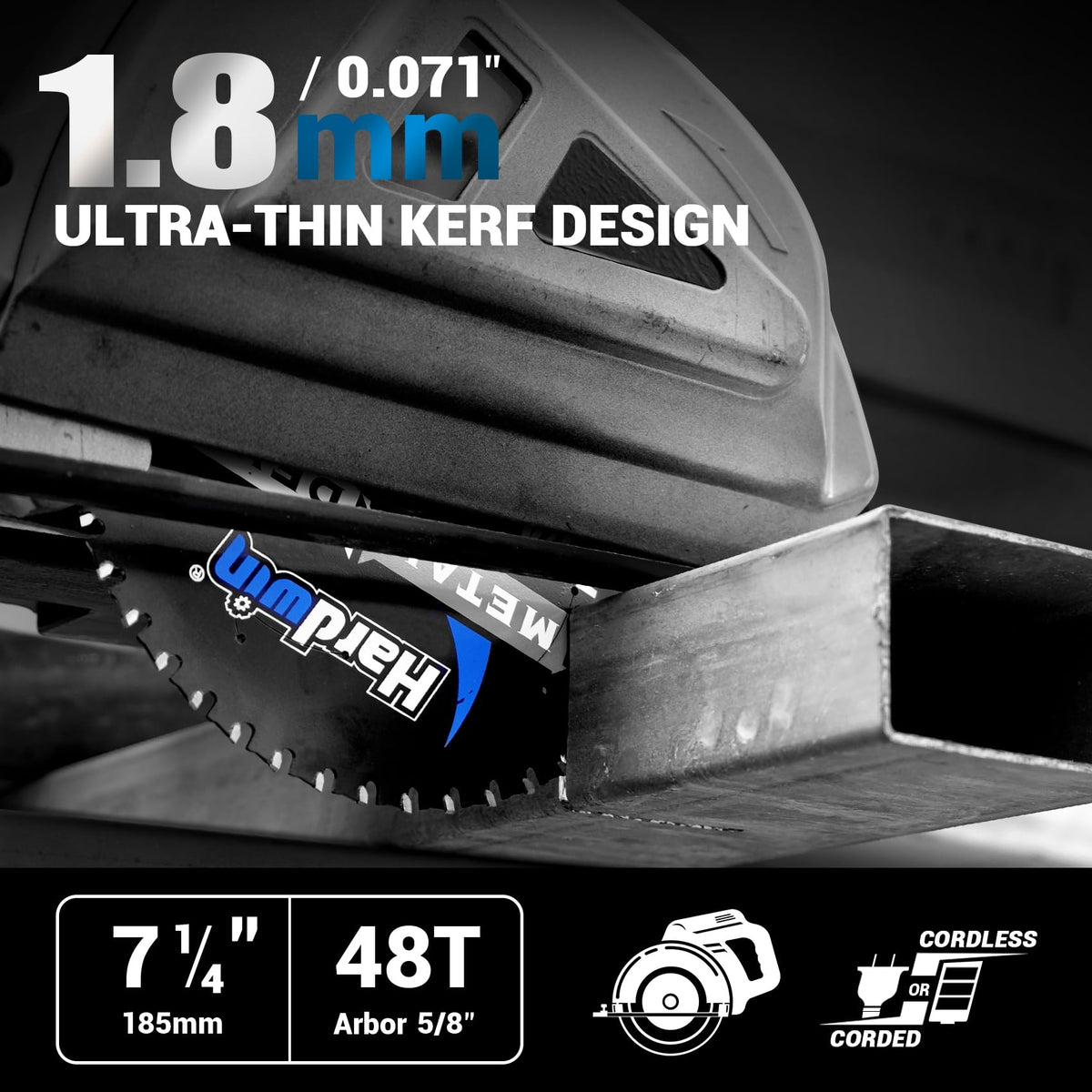 Hardwin anti-rust anti-stick coating boosts blade life.