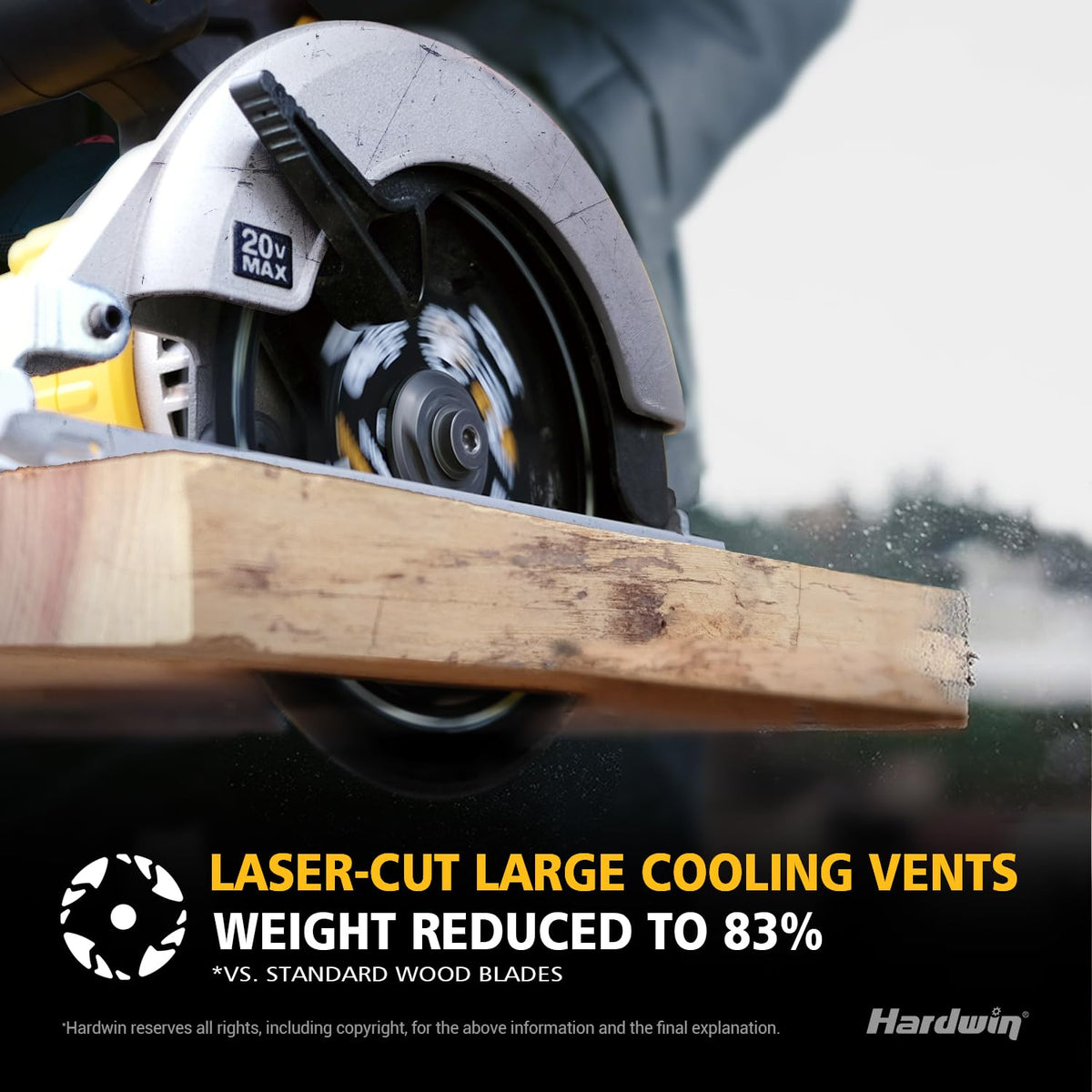 Hardwin smooth-edge framing cuts illustrate minimal sanding and clean finishes.
