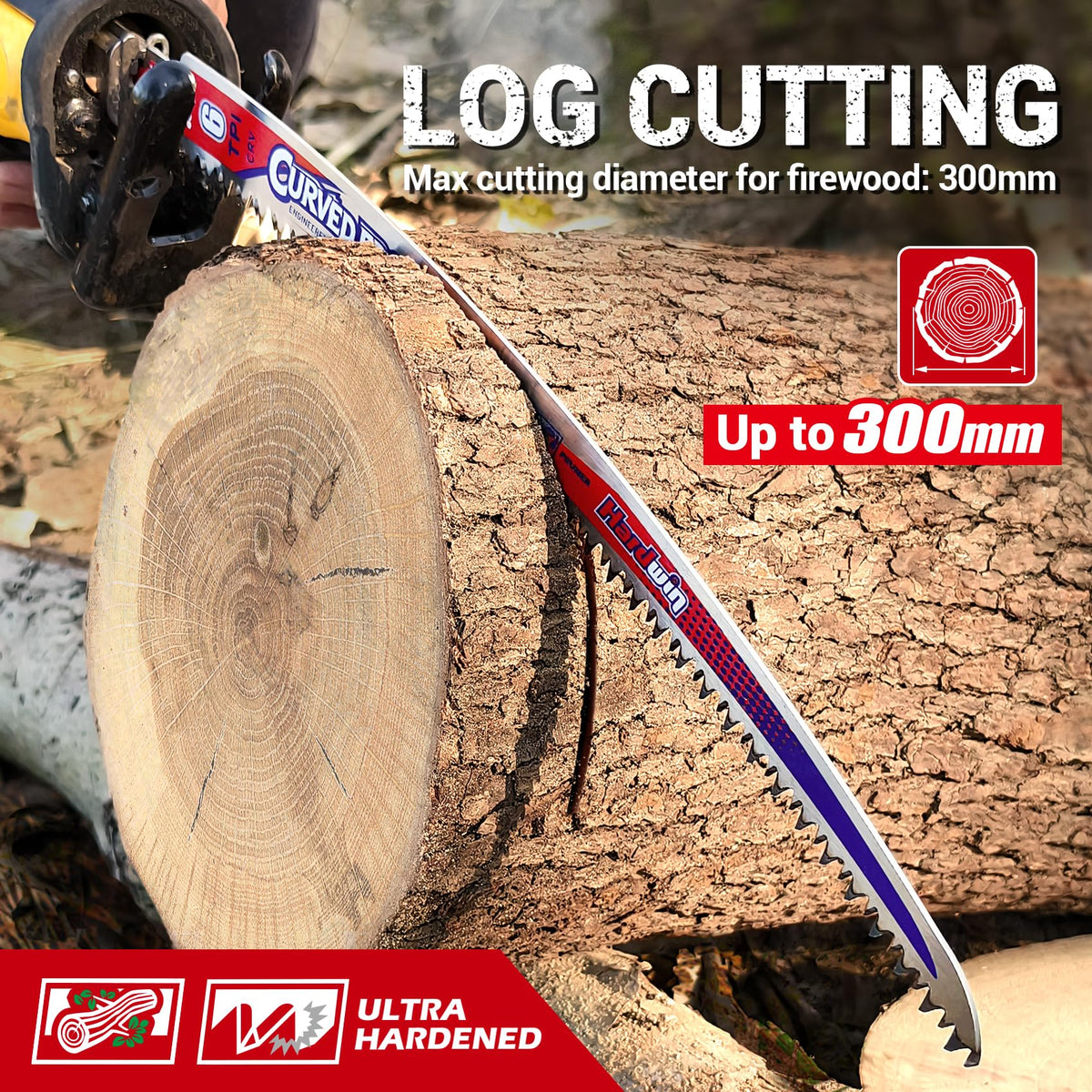 HARDWIN Cr-V steel blade highlights long-lasting durability for tough pruning