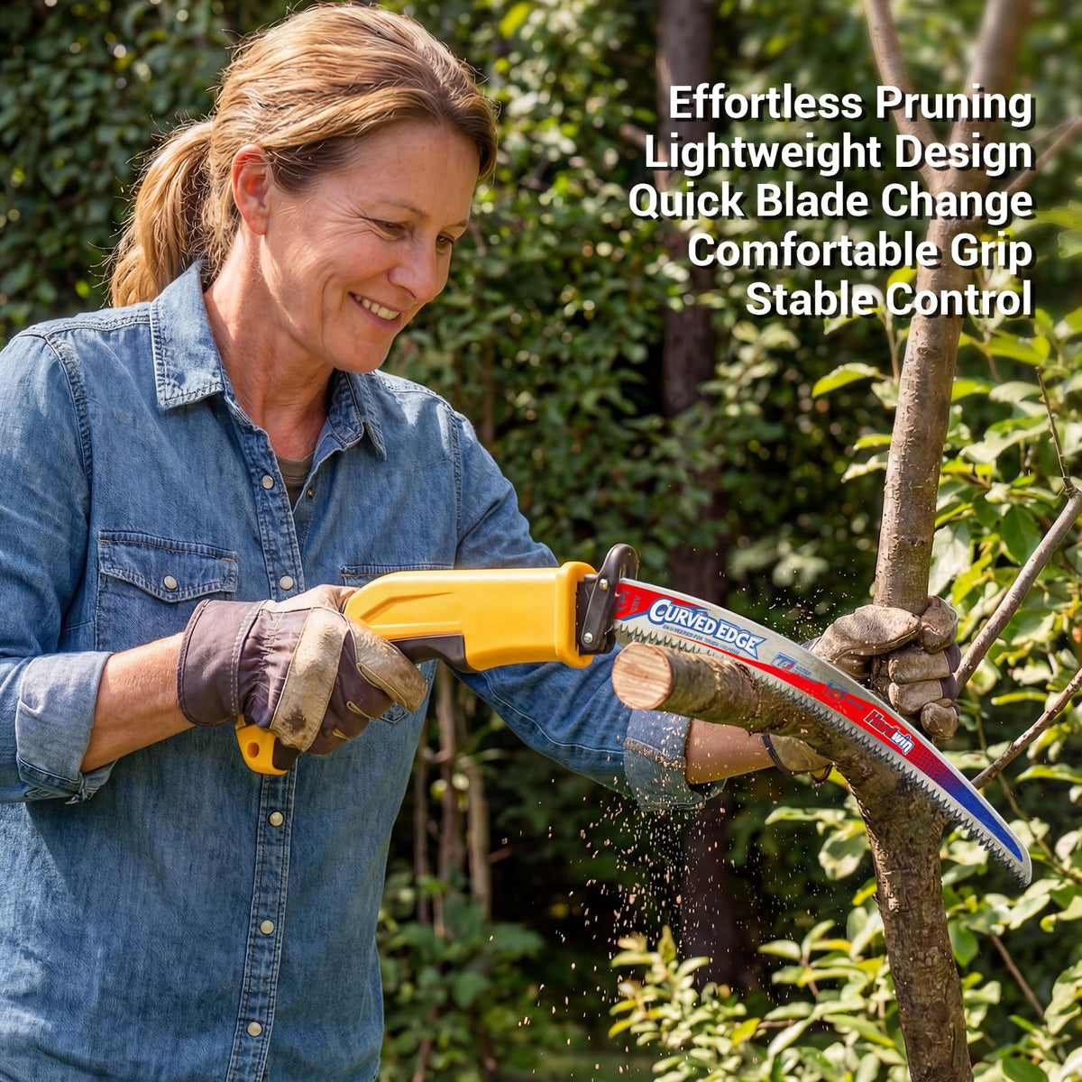 HARDWIN ideal for wet timber and stubborn branches