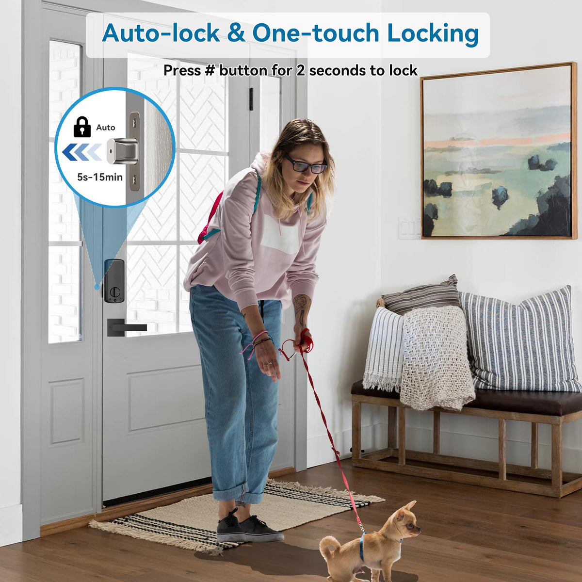 HARFO anti-peeping keypad enhances privacy during code entry