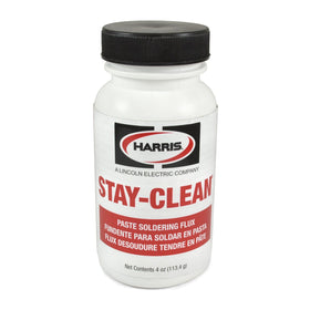Harris flux container illustrates the essential flux for clean connections and better flow.