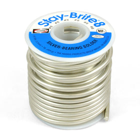 Harris Stay-Brite 8 silver solder bobbin demonstrates strong, reliable joints for HVAC, refrigeration, and electronics.