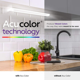 Harrrrd aluminum housing under-cabinet light with durable design