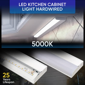 Harrrrd frost lens under-cabinet light for glare-free task lighting