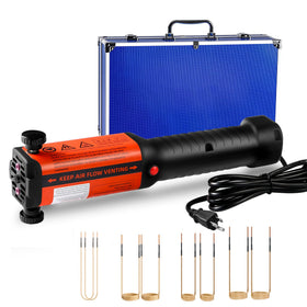 Harsire 1500W induction heater for bolt removal showing focused heat on metal fasteners and rust