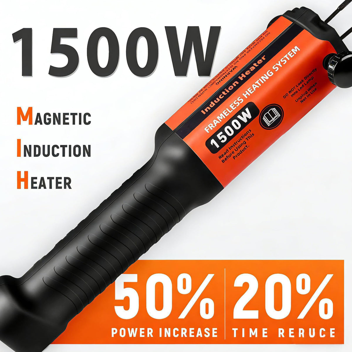 Harsire 8 coil system with coils spread out for versatile automotive heating tasks