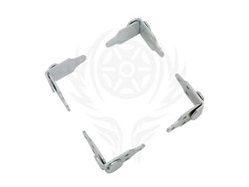 Harvards Chrome gate side panel connector stabilizes trailer assemblies