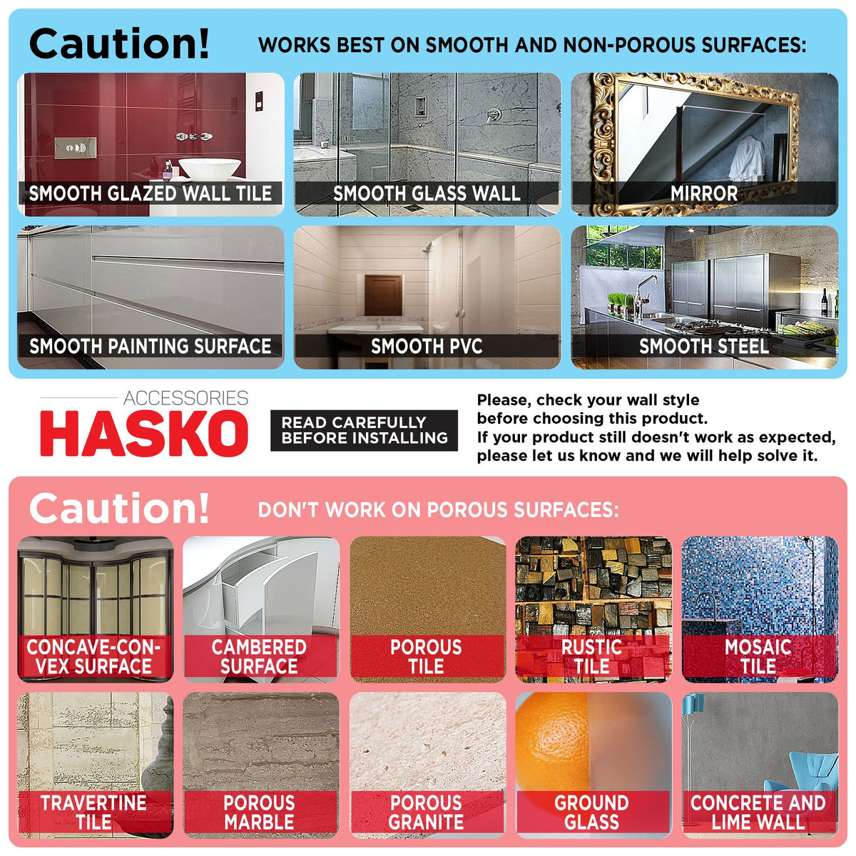HASKO 2-pack display indicating value of two hooks
