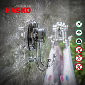 HASKO adhesive discs included to enhance grip on rough surfaces