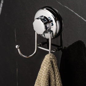 HASKO stainless steel towel hook close-up highlighting sturdy hardware