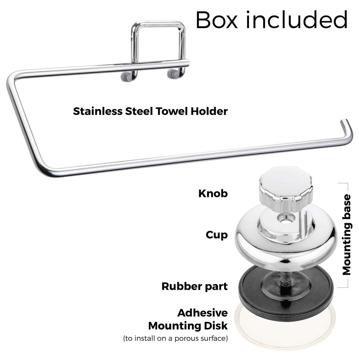 HASKO Accessories kitchen scenario with under-cabinet placement for quick access